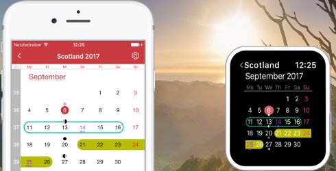 Holiday Calendar App Update